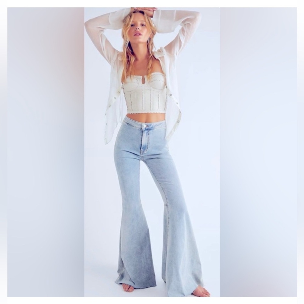 Free People We The Free Light Just Float On Jeans